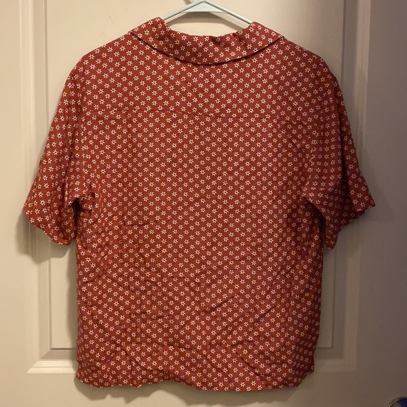 Vans Short Sleeve Flower Pattern Button Down - Picture 2 of 4